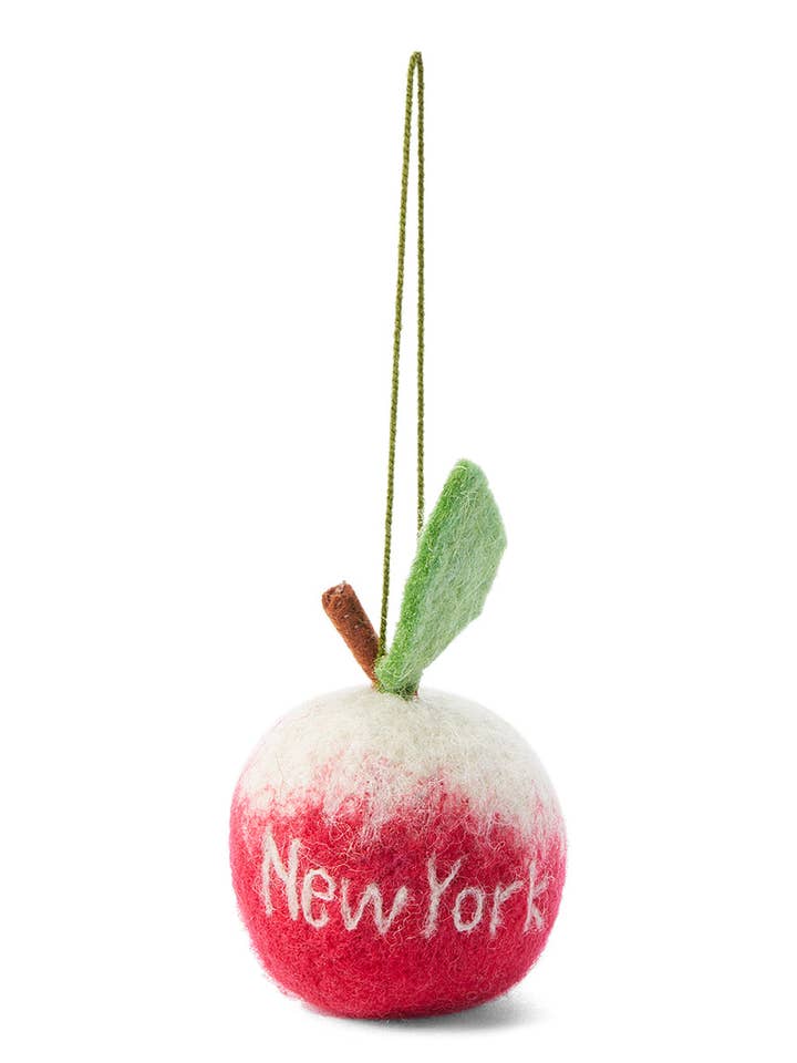 The Big Apple Ornament for wholesale by Silk Road Bazaar
