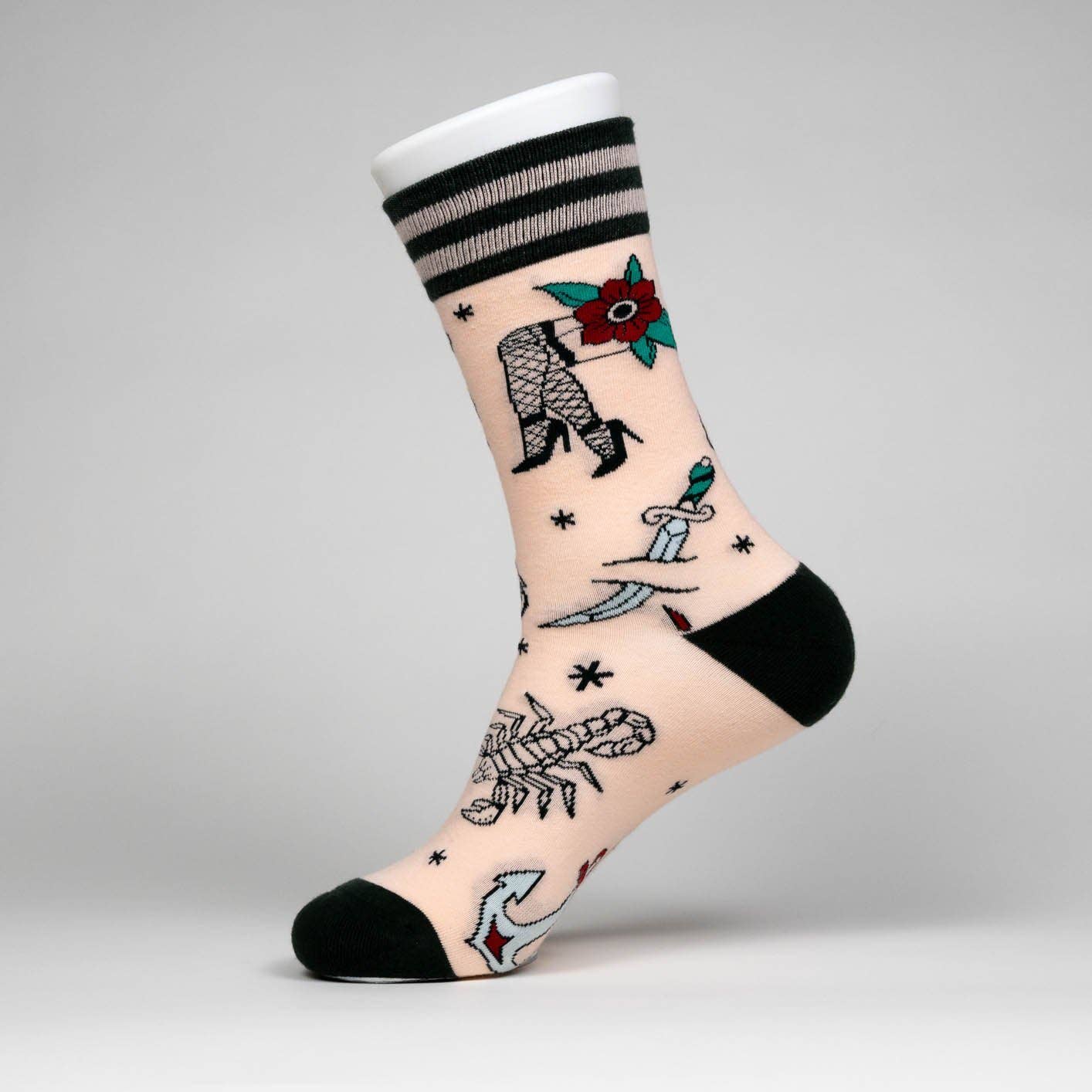 FootClothes LLC - Wholesale Socks - Unisex - Tattooed Lady Socks3
