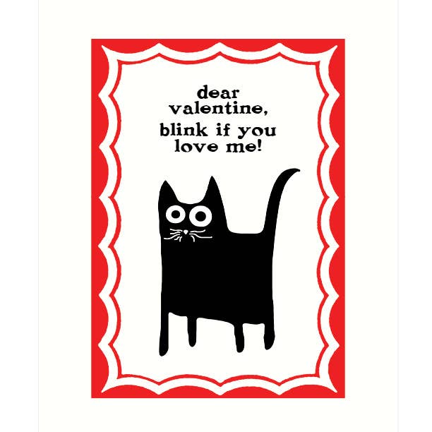 Blink | Valentine Greeting Card for wholesale by Lucca Paperworks