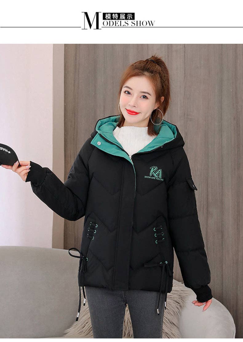 Marayn - Wholesale Puffer Jacket - Women's - Chic 2025 Winter Puffer Jacket Korean Style Warm Loose #221