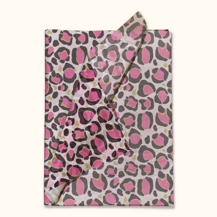 Pink Leopard Designer Printed Tissue Paper and other Purchase Wholesale retail boxes. Free Returns & Net 60 Terms on Faire trending on Faire.