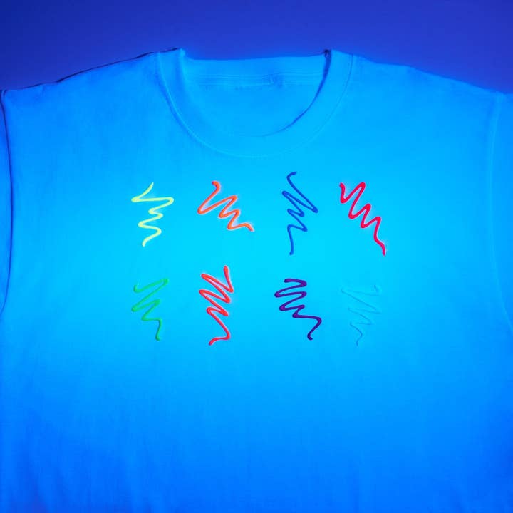 Moon Makeup - Wholesale Fabric Paint - Neon UV Glow Blacklight 3D Fabric Paint10