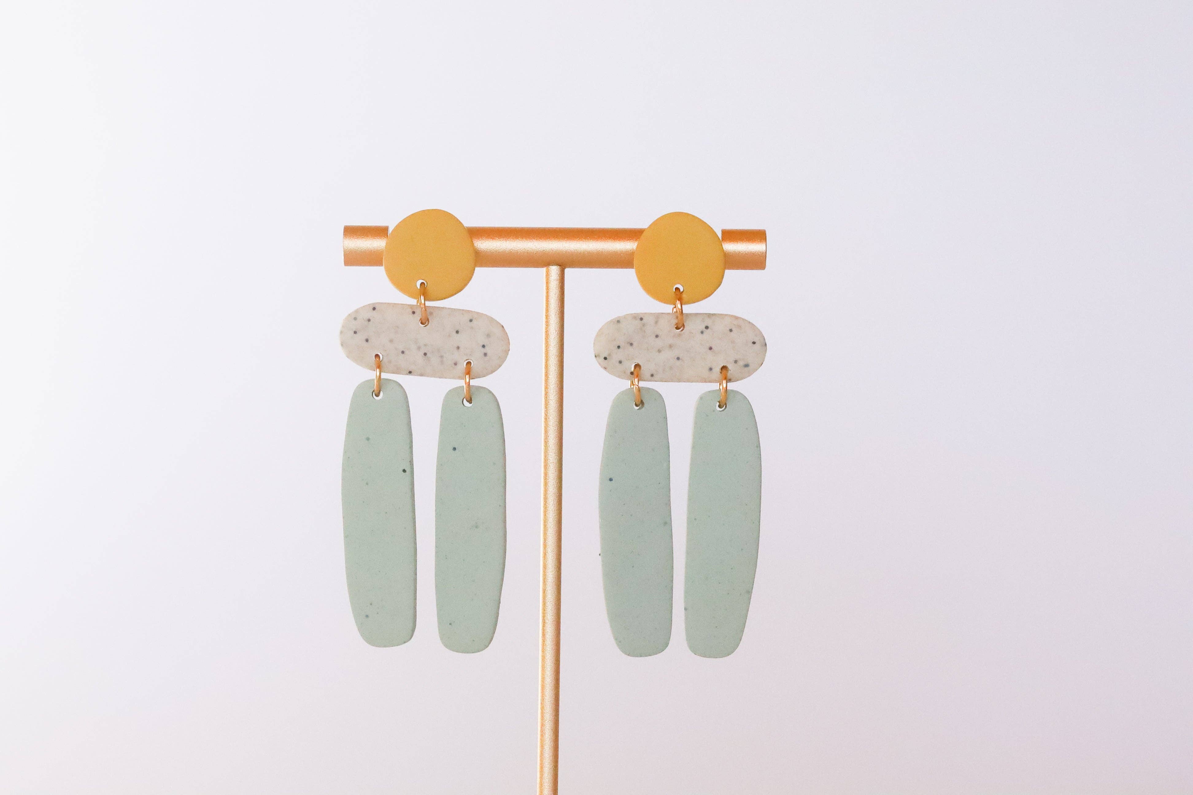 Rainbow's Clay - Wholesale Dangle Earrings - Spring Statement0