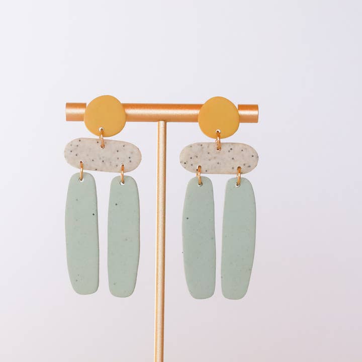 Rainbow's Clay - Wholesale Dangle Earrings - Spring Statement