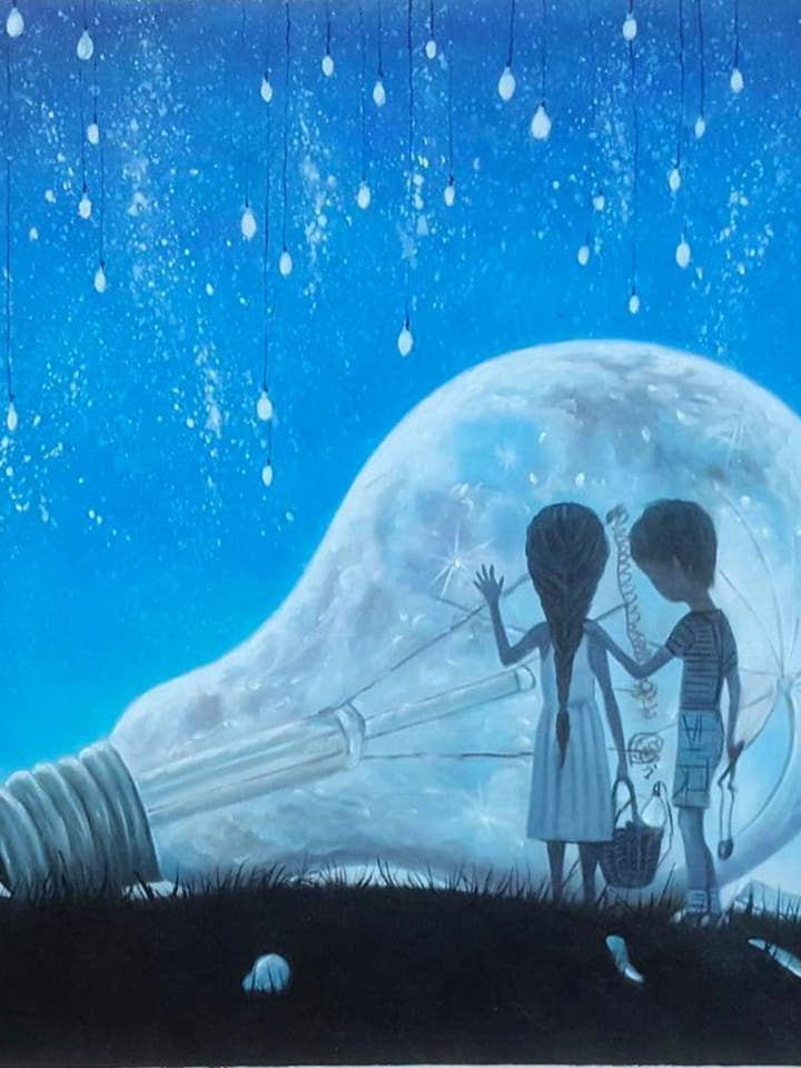 The Night We Broke The Moon Reproduction for wholesale by La Pastiche