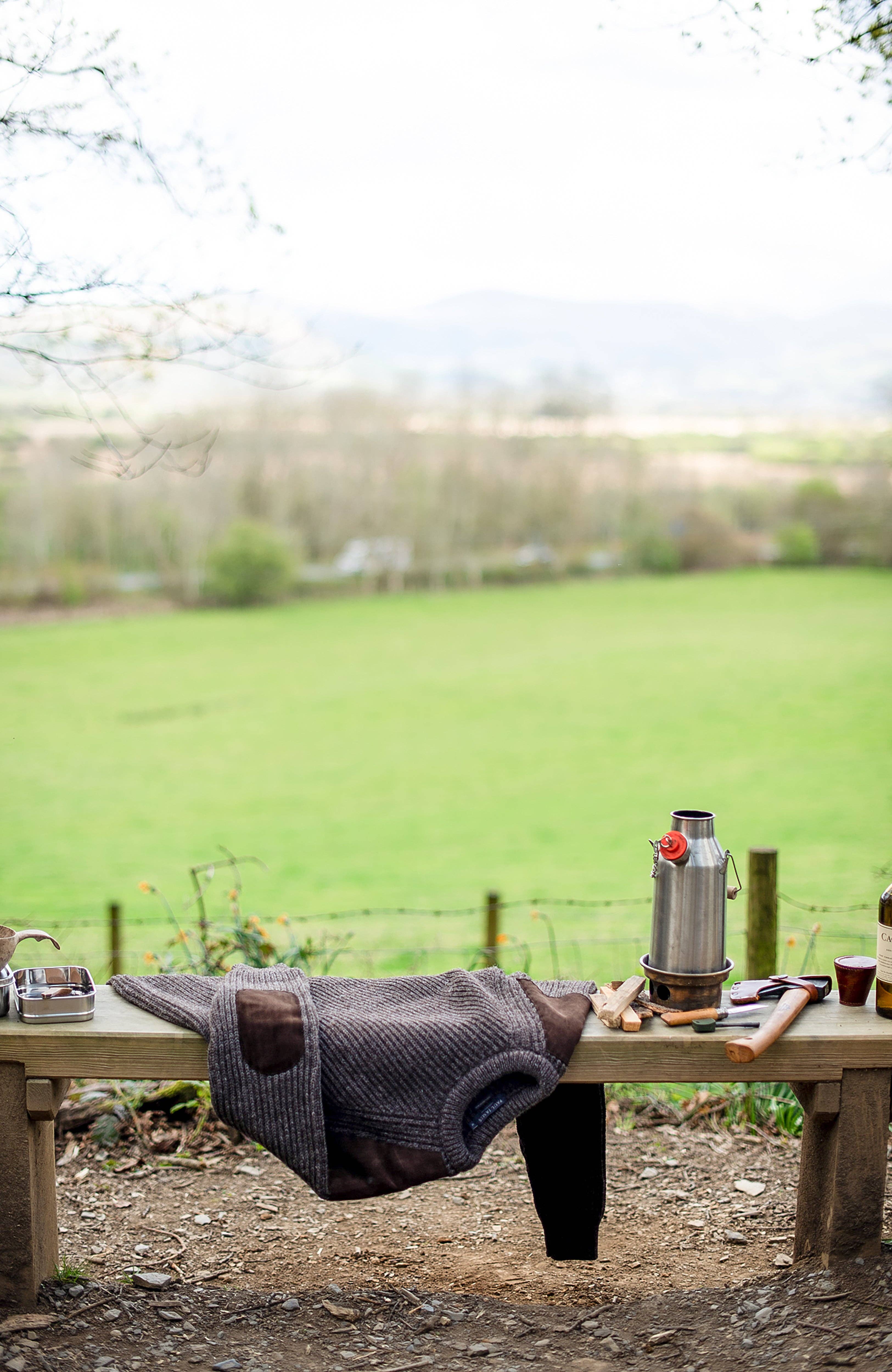 Paul James Knitwear – wholesale Pullovertröja - Herr – Mens Chunky Brittisk Ull Ribbed Shooting Jumper2