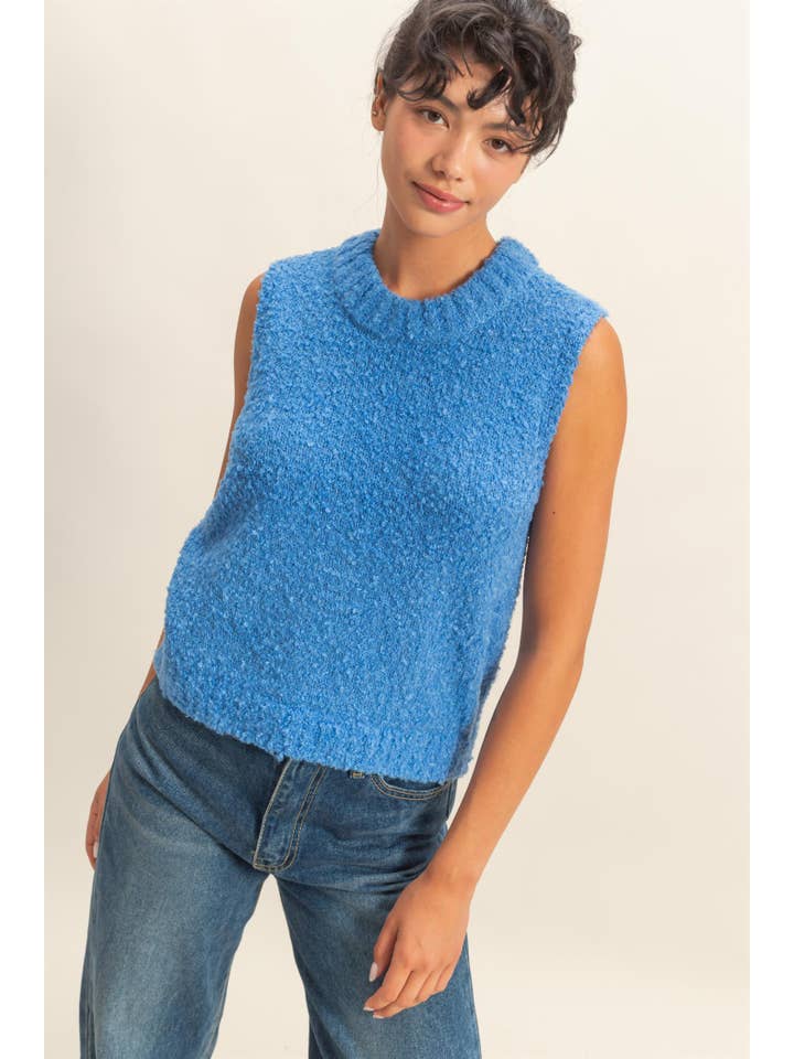 HYFVE - Wholesale Sweater Vest - Women's - Crew Neck Sleeveless Sweater31