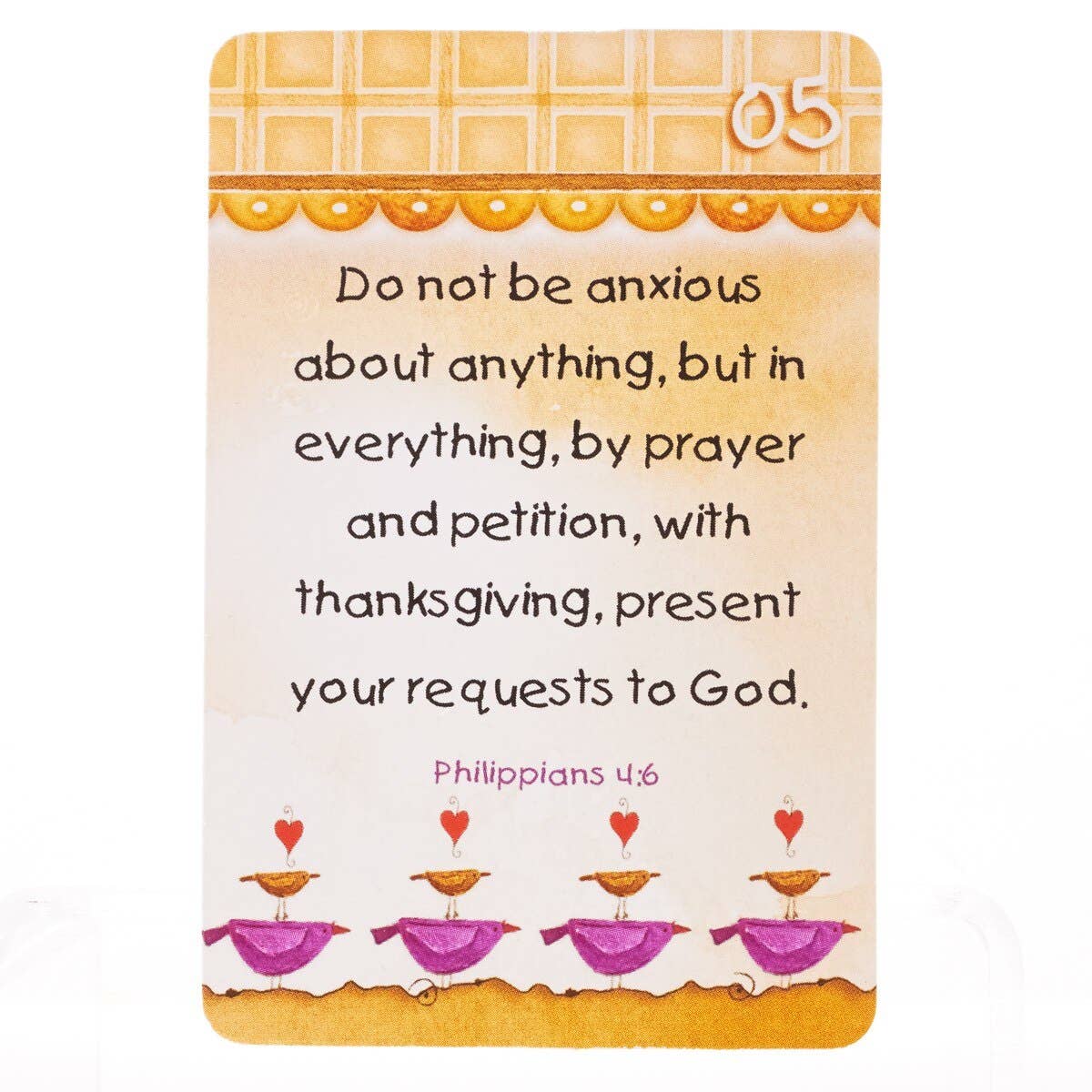 Christian Art Gifts - Wholesale Encouragement Card - Box of Blessings Stop Worrying2