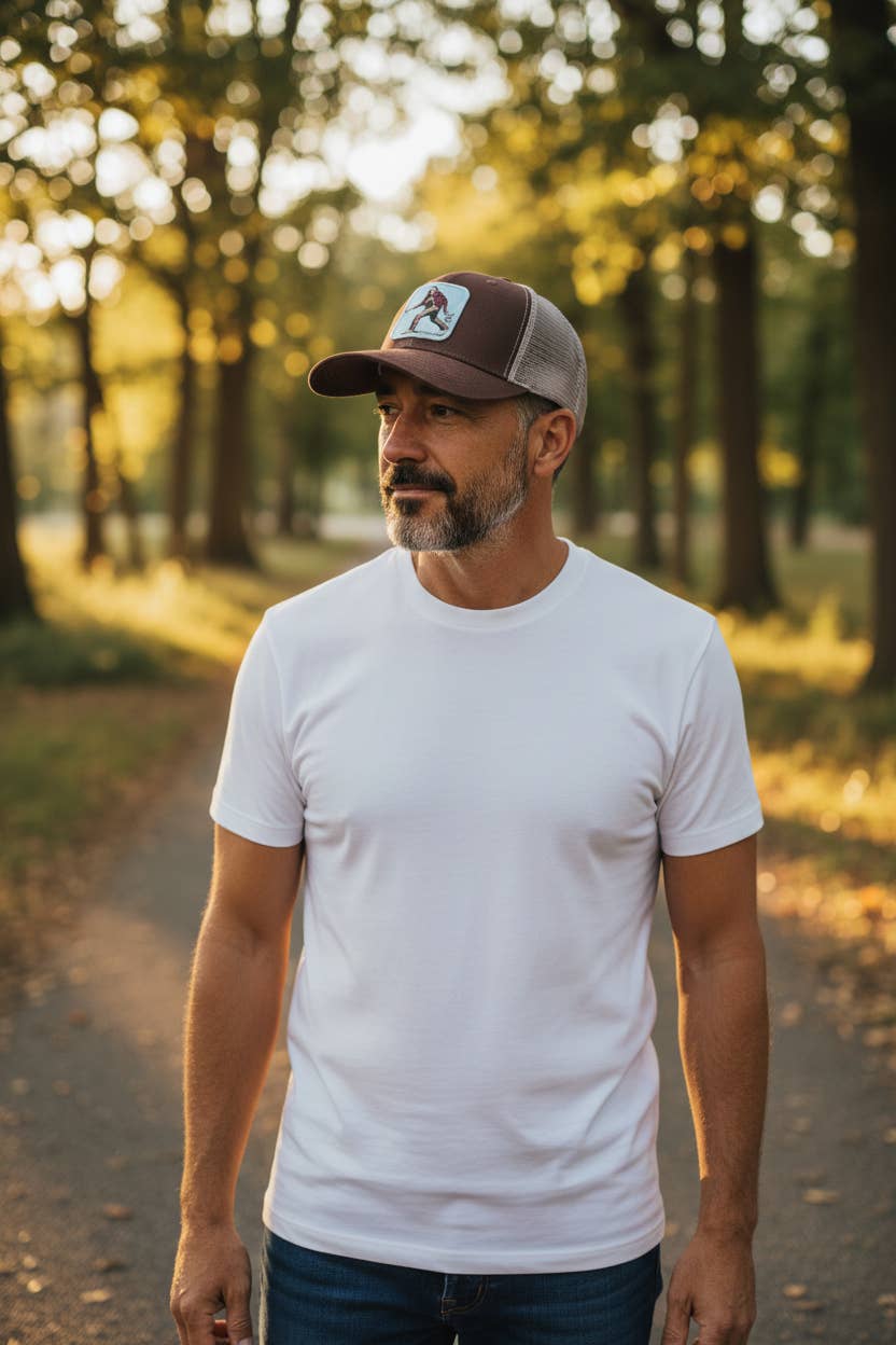 PNW Apparel - Venta al por mayor Gorra trucker - Unisex - Gorra Sasquatch Trucker Mesh Snapback2