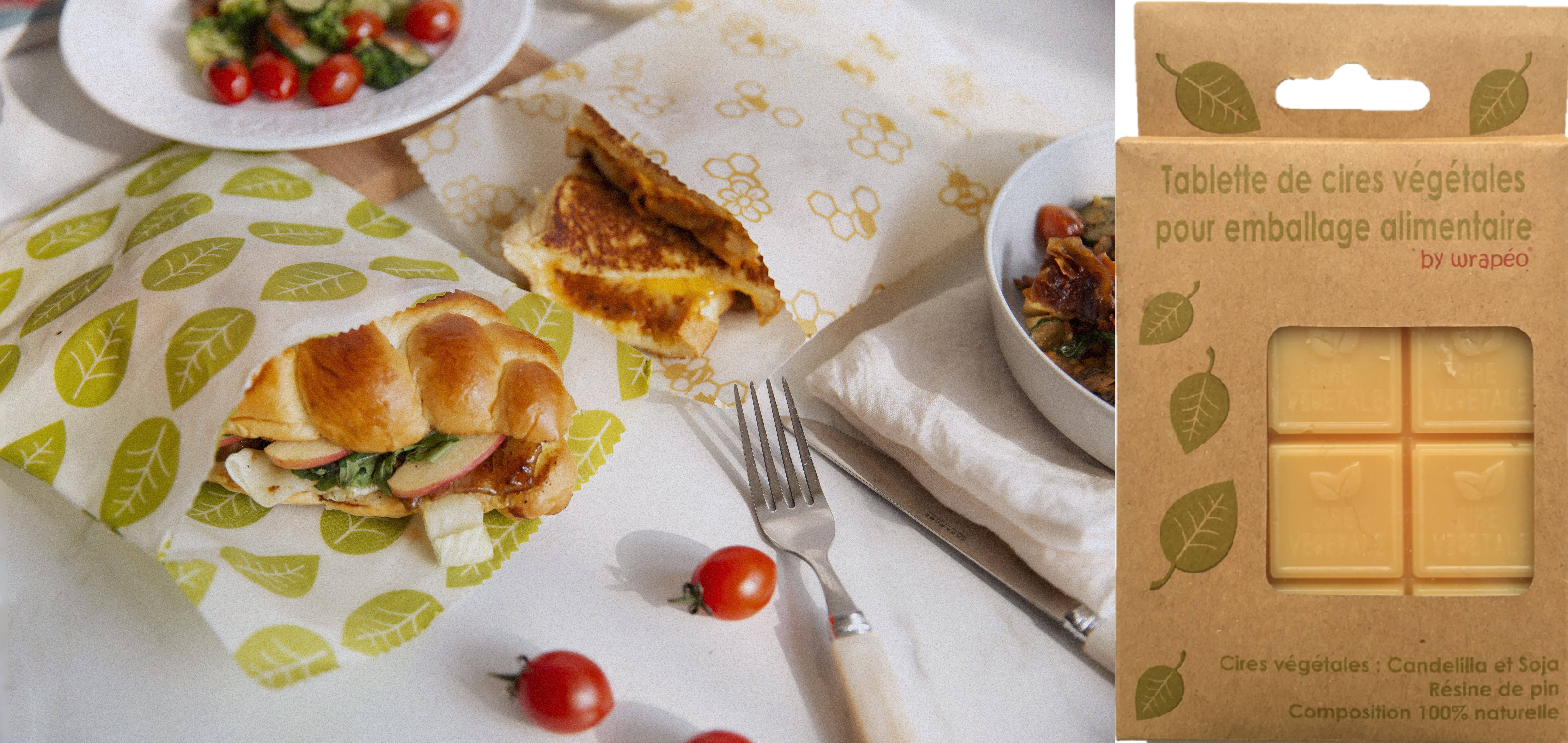 wrapéo - Wholesale Food Storage Wrap/Bag - Universal Vegetable Wax Tablet by wrapéo - wra0143332