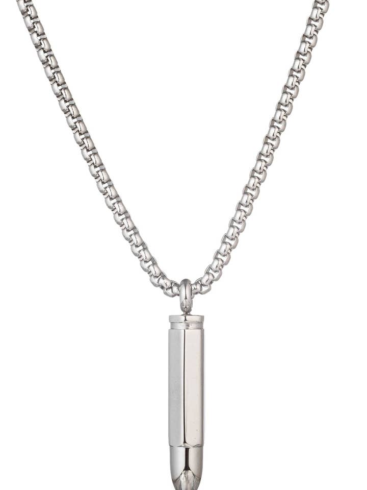 Halskette Leon aus Silber und Titan für den Großhandel von Eye Candy Los Angeles