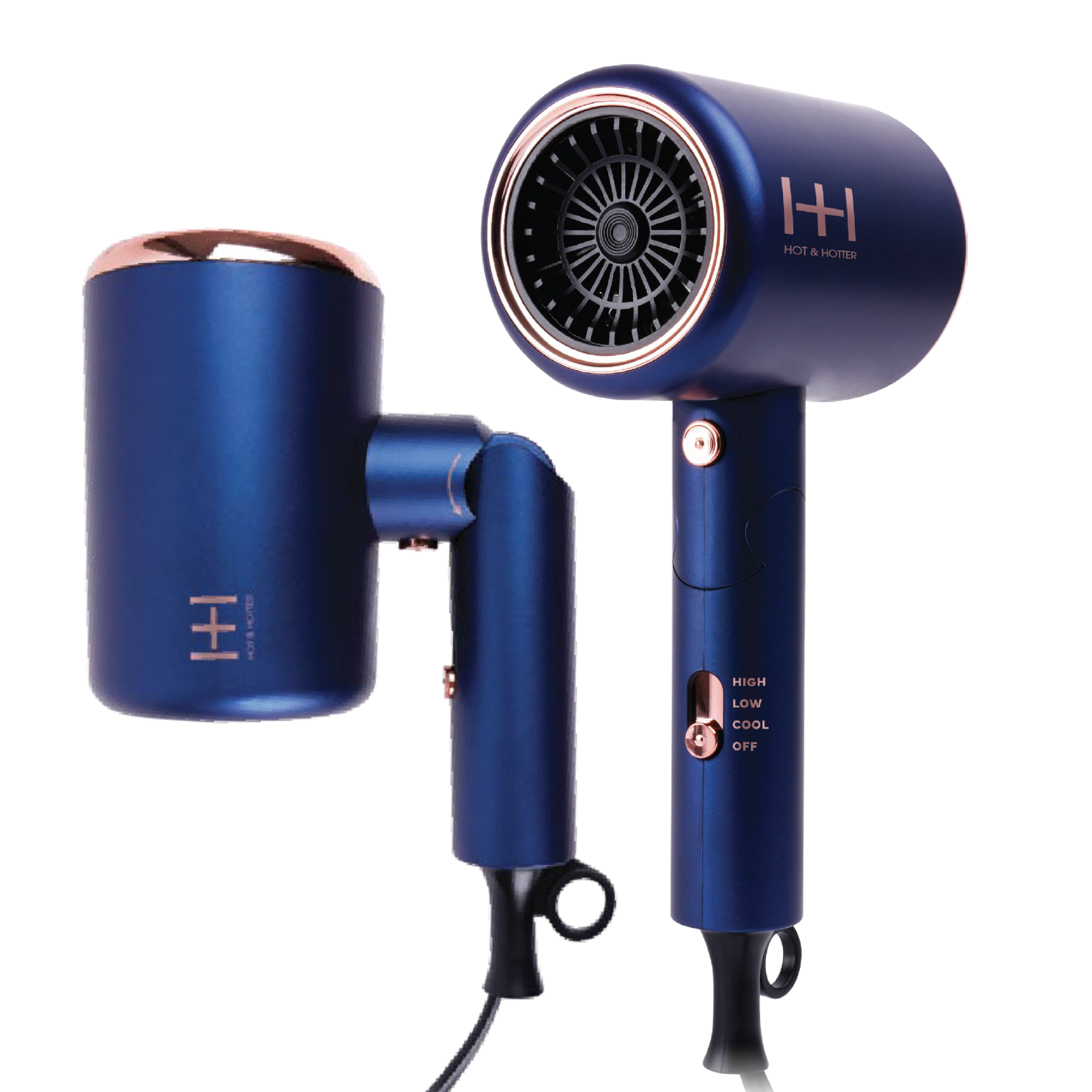 Annie International, Inc. - Wholesale Hair Dryer - Hot & Hotter Turbo 3500 Foldable Hair Dryer Blue2