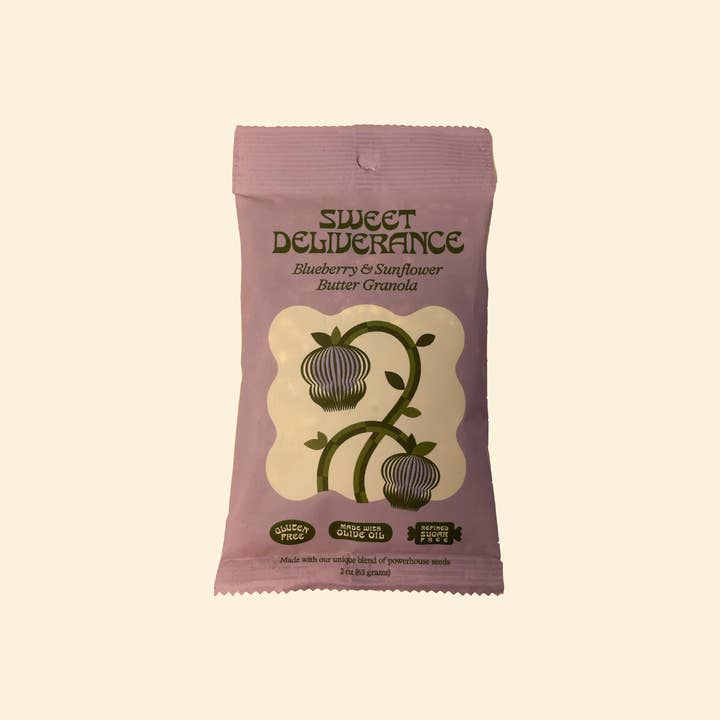 Sweet Deliverance - Wholesale Granola - Blueberry & Sunflower Butter Granola: Snack Pack2