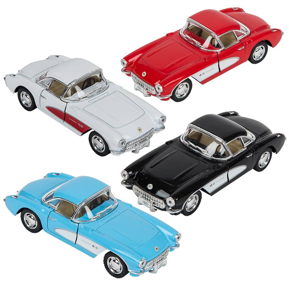 La Luna Bella - Toys - Wholesale Toy Car/Truck - Kids - 5" DIE-CAST 1957 CHEVROLET CORVETTE LLB Car Toys4