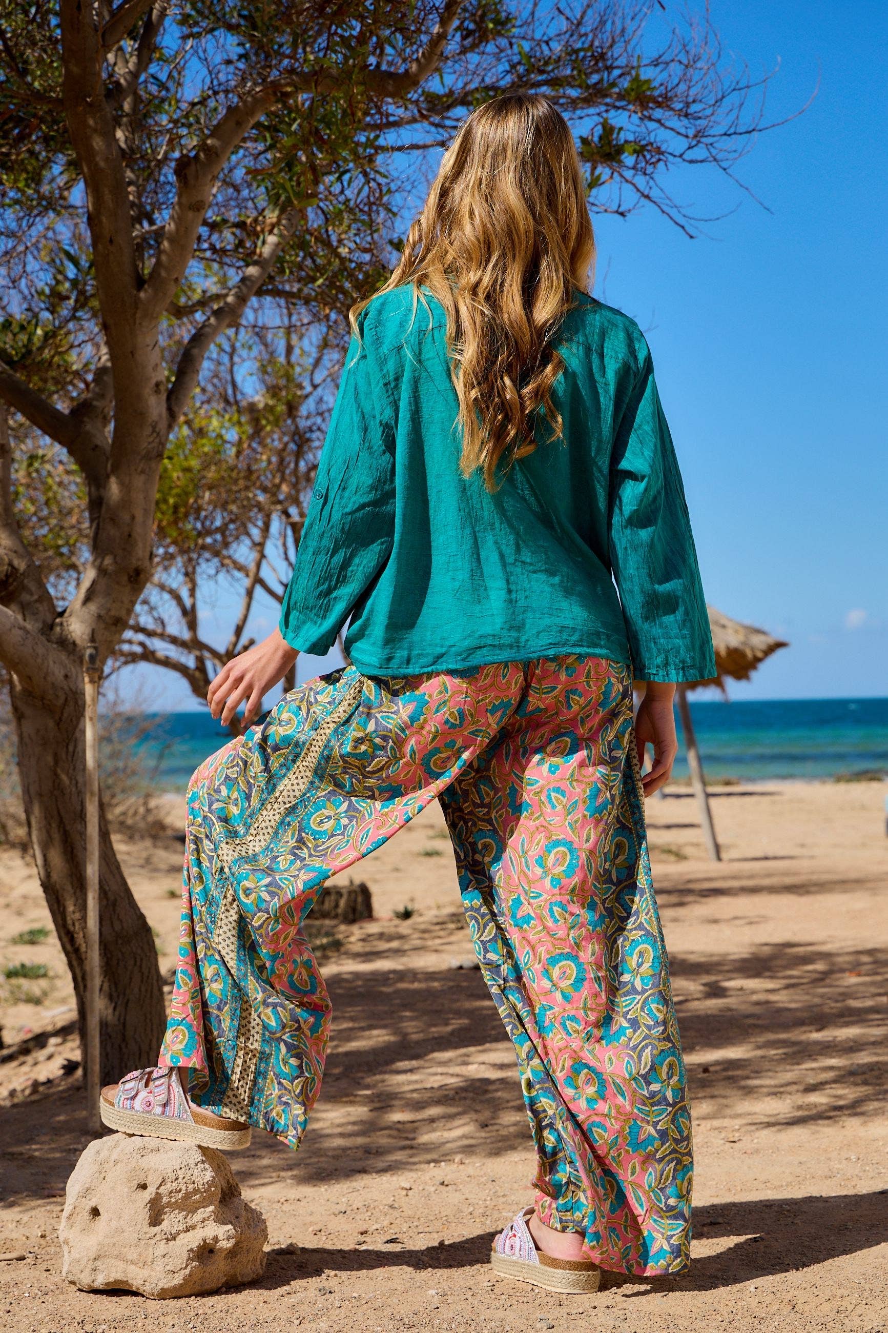 Orice – wholesale Byxor - Dam – Fluid sidenbyxa – Orice16