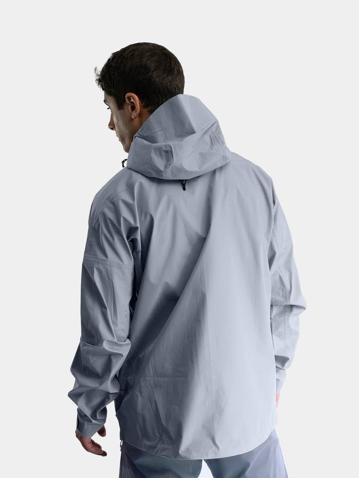 Gray Waterproof Hiking Jacket for wholesale on Faire7
