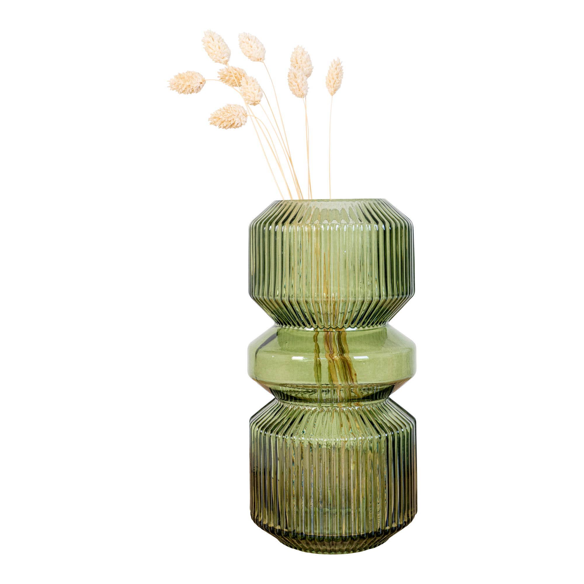 Glass Vase - Vase in Green Glass Ø12x25 cm for wholesale on Faire2