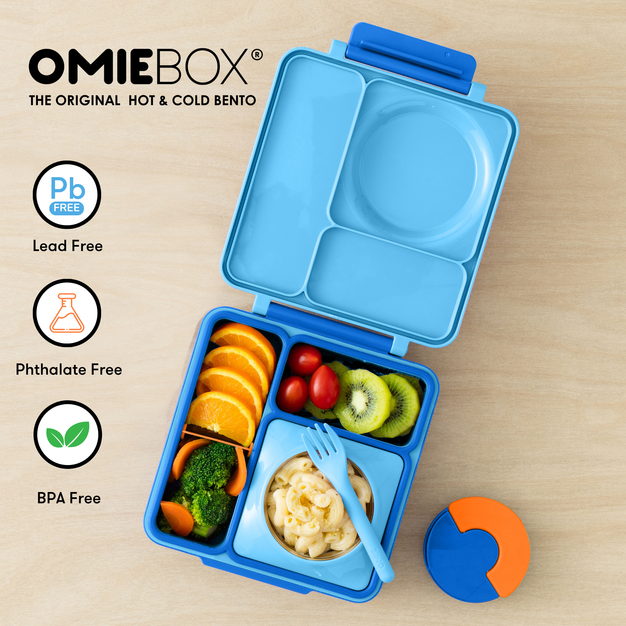 OmieLife – wholesale Lunch bag/box – Kids – OmieBox: Blue Sky3