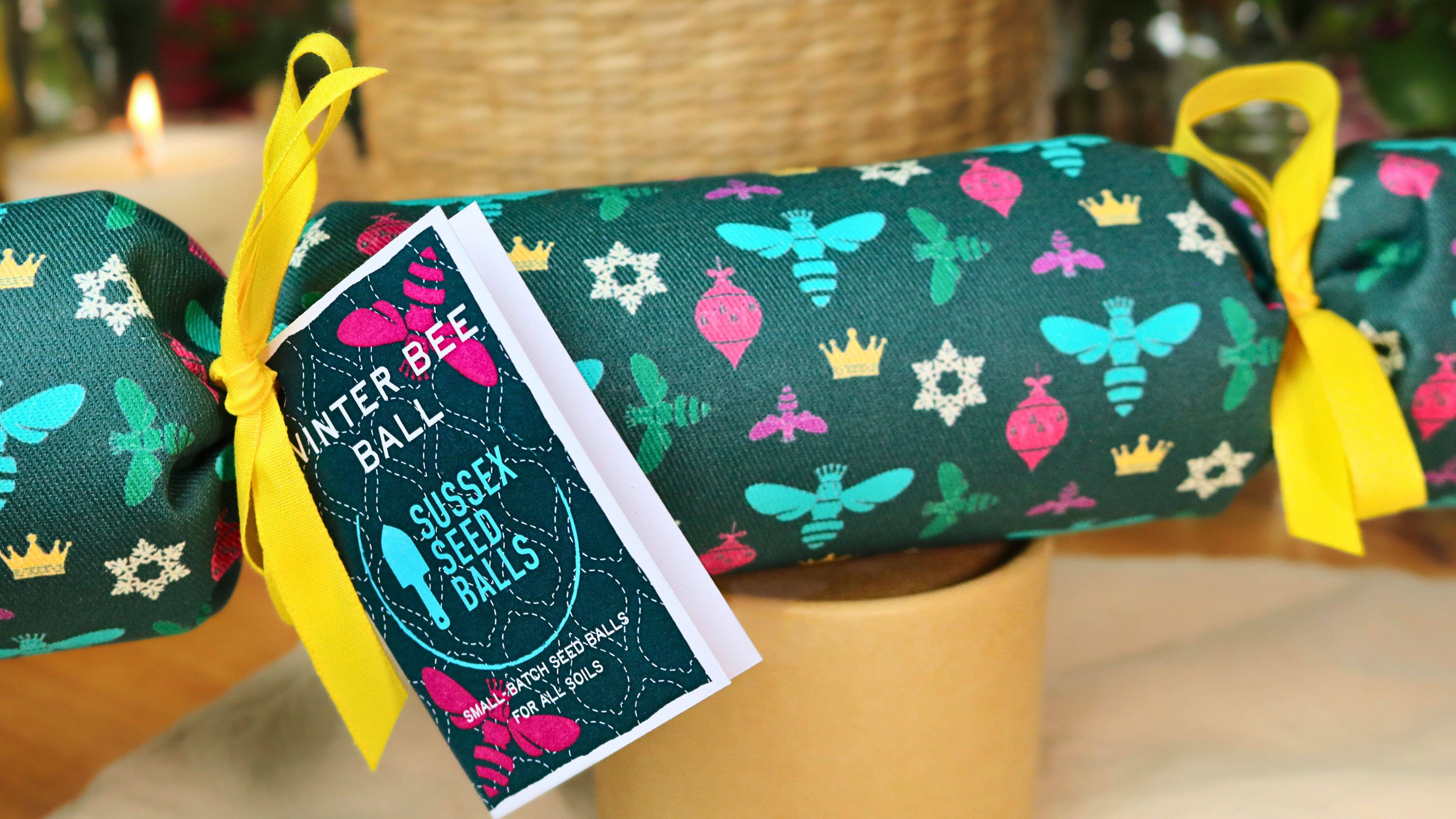 Sussex Seed Balls – wholesale Party gift – Festive Wildflower Seed Ball Gift Cracker3