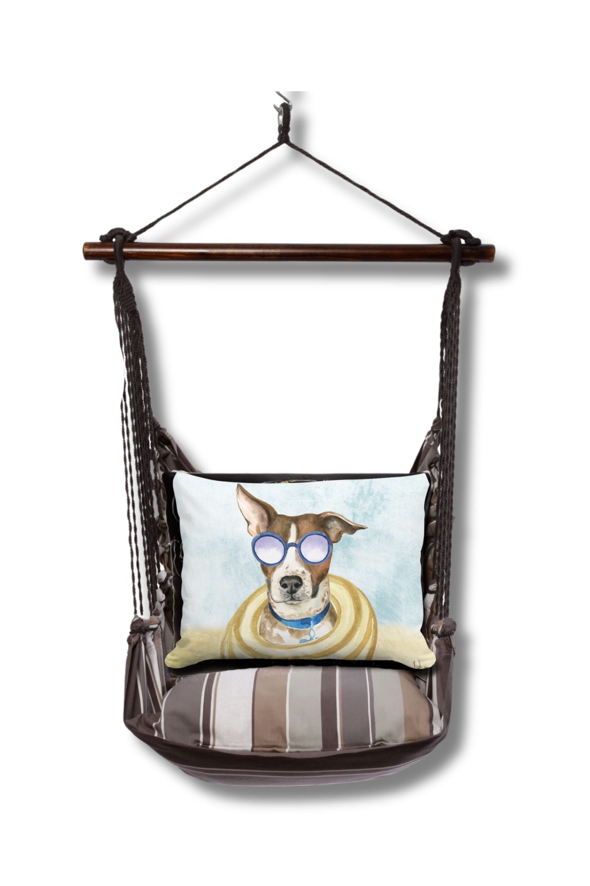 Magnolia Casual - Wholesale Swing Set - Hammock Swing 4-Piece Set indoor / outdoor - Slate Gray8