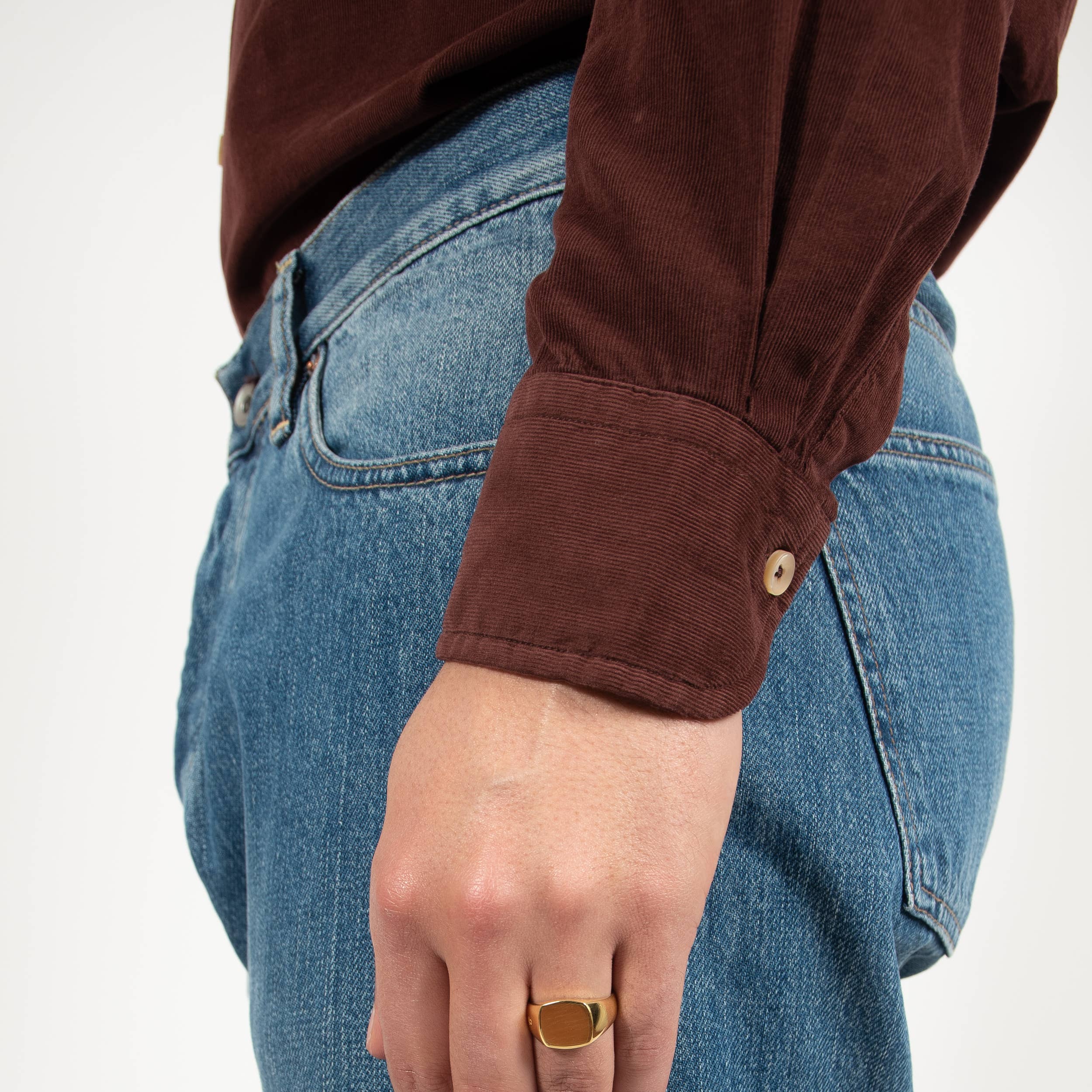 Crés-cere Rings – wholesale Signetring – Stockholm - Guldpläterad Signetring - Herr1