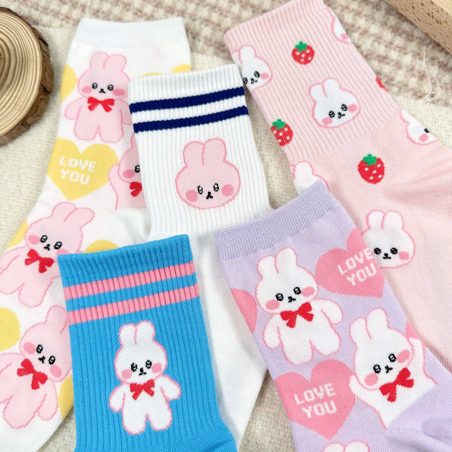 7DAYSSOCKS - Wholesale Socks - Women's - Women's Crew Bunny Set Socks4