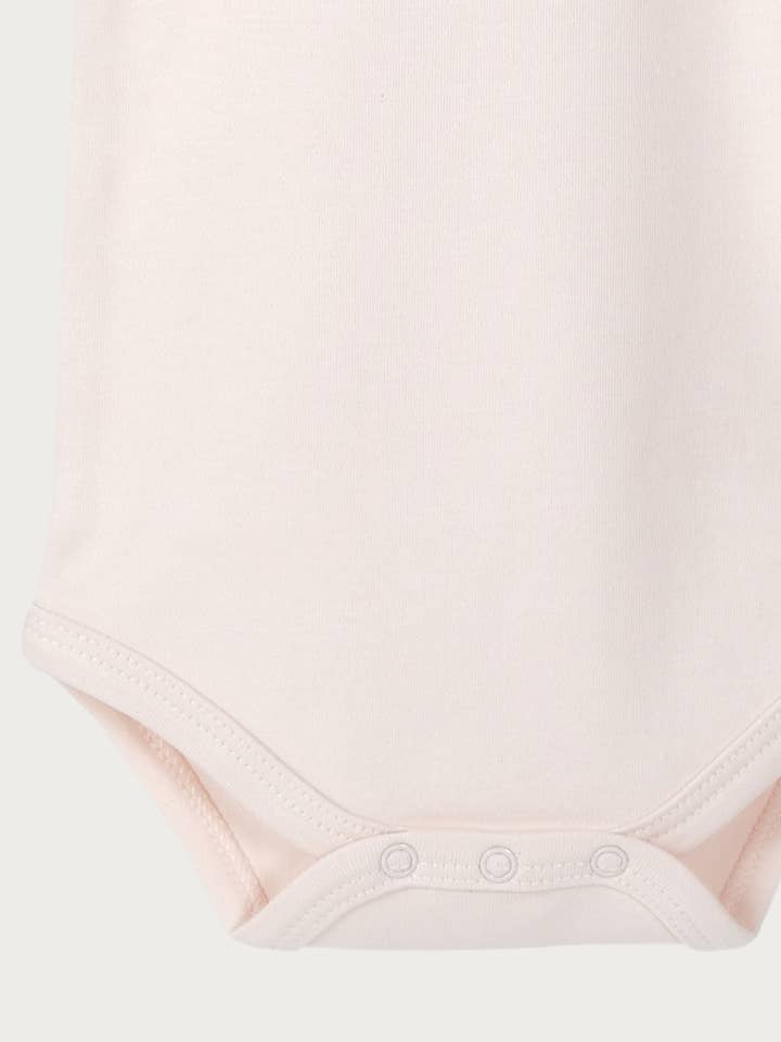 Babu - Wholesale Bodysuit (non-footed) – Baby - Short Sleeve Bodysuit - Petal2