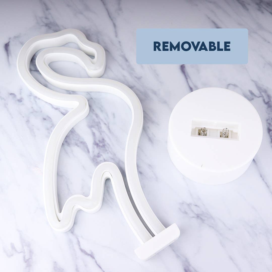 Mtistanbul LTD – wholesale Neon sign – Enchanting LED Flamingo Neon Light in Warm White for Decor4