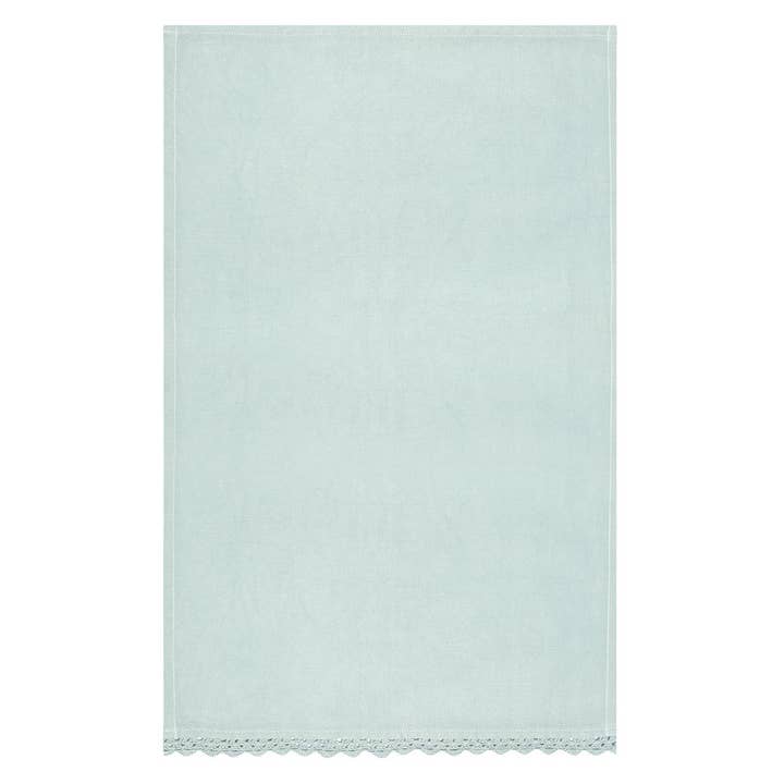 Heritage Lace - Wholesale Tea Towel - Newport 17x26 Blue Cotton Linen Coastal Cottage Tea Towel1
