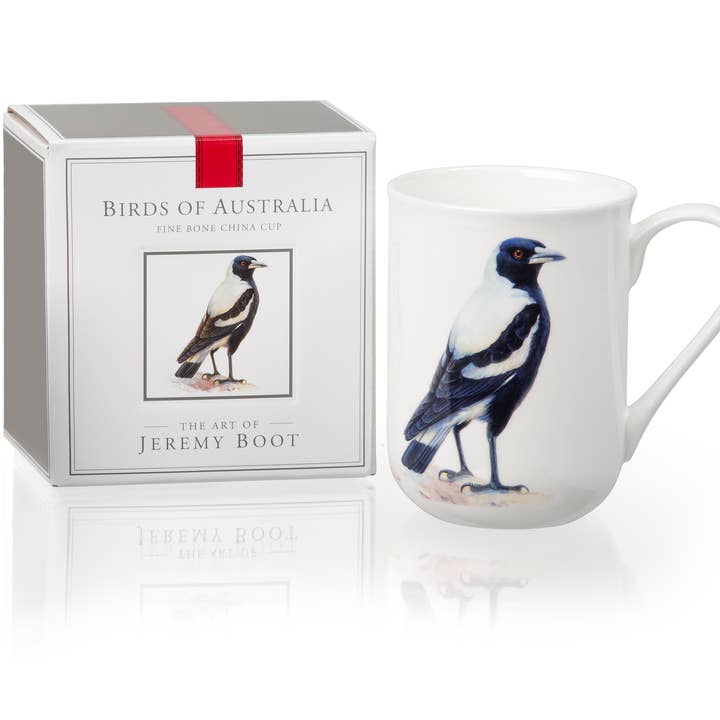Bone China Cups - Magpie for wholesale by Jeremy Boot Collections