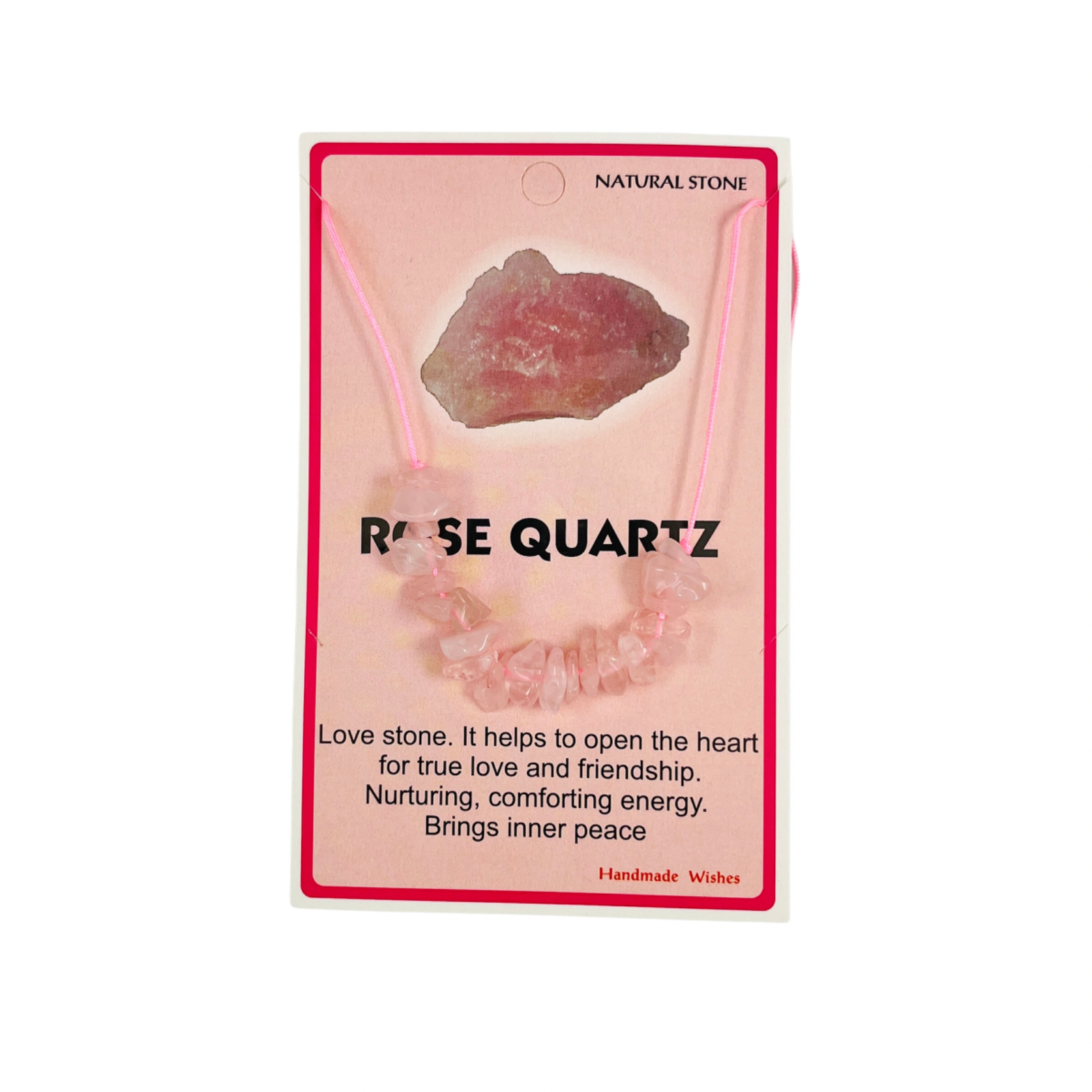 Loli – Großhandel Kette mit Anhänger/Charm – Bunte Halsketten aus Steinkarton3