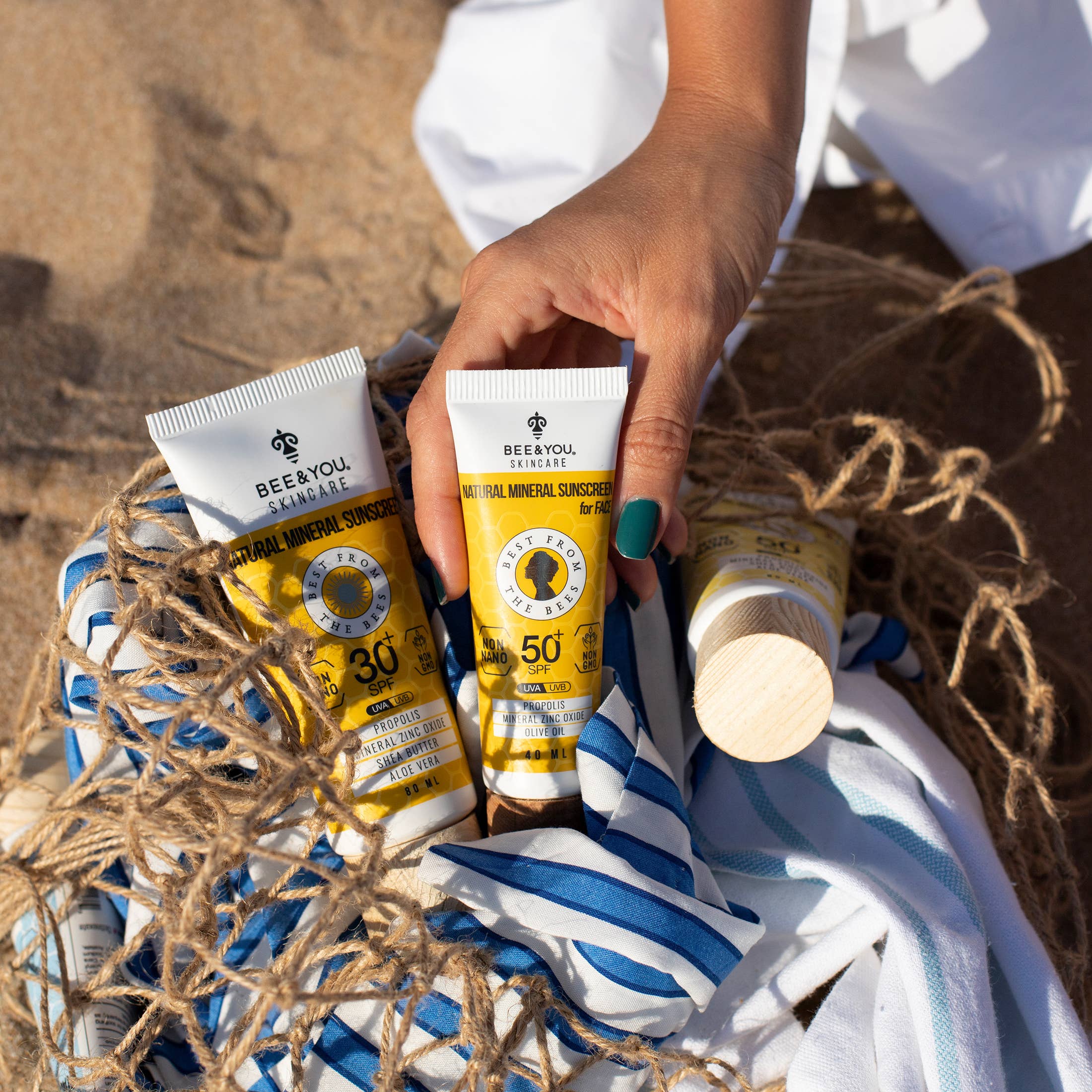 BEE&YOU – wholesale Sunscreen – SPF 50 Natural Mineral Sunscreen for Face | Coral Reef Safe2