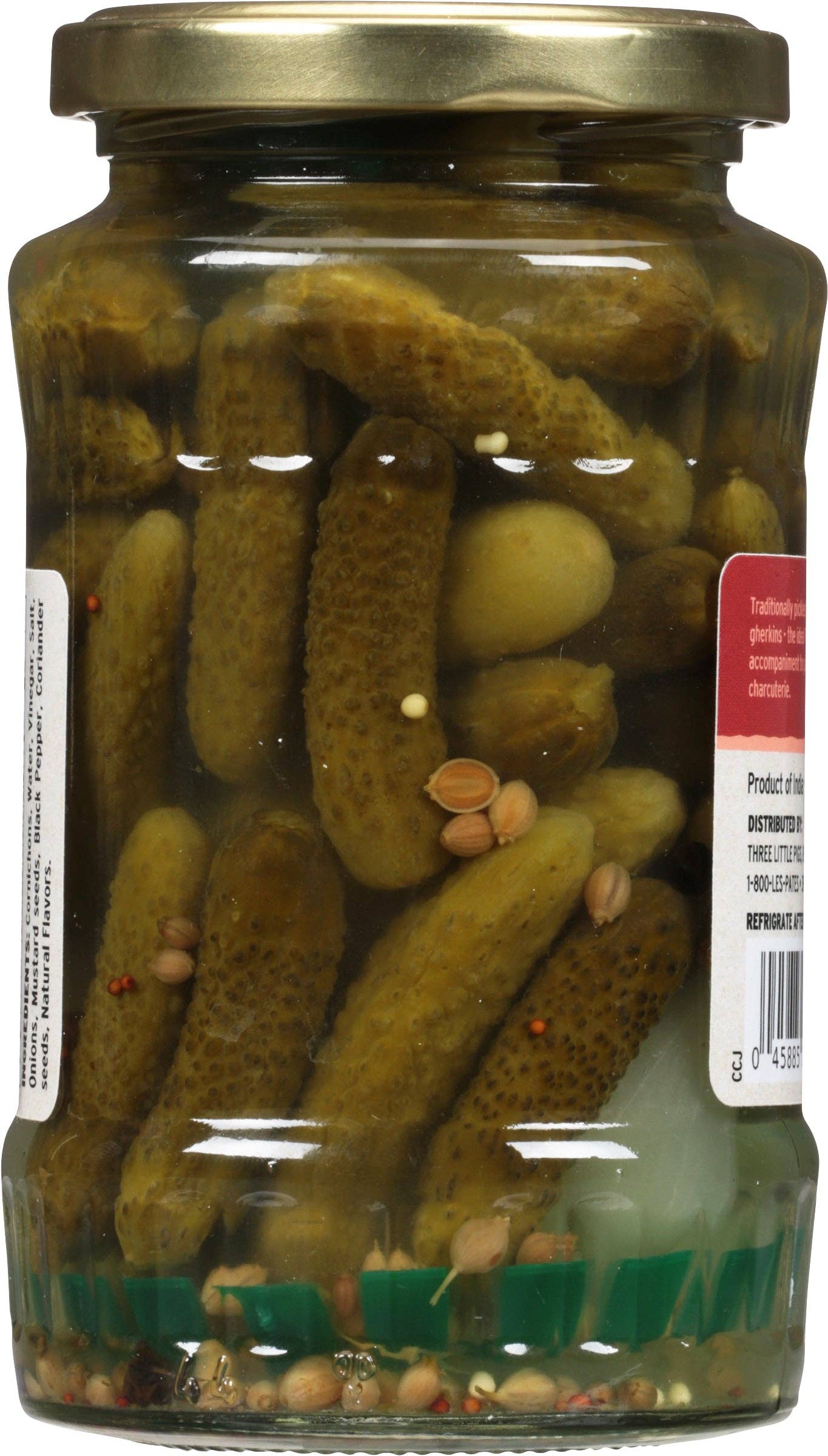 Three Little Pigs - Wholesale Pickled Vegetables - Cornichons - "Traditional"3