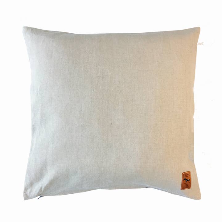 Throw-Pillow Cover 100% Hemp Natural Grey for wholesale by Hemp Copenhagen Co.