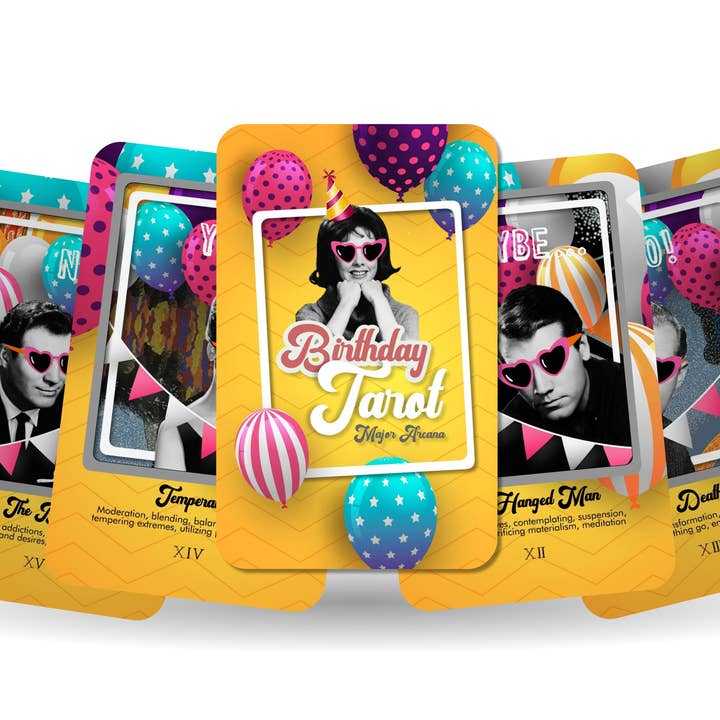 Birthday Tarot - Yes No - Major Arcana for wholesale by Ibiza Tarot USA