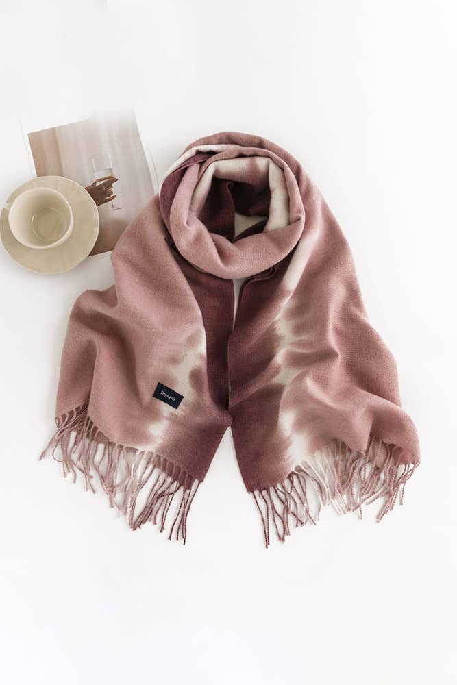 UNISHE - Wholesale Scarf - Women's - Gradient Color Fringe Scarf MOQ 3pcs ZK2141