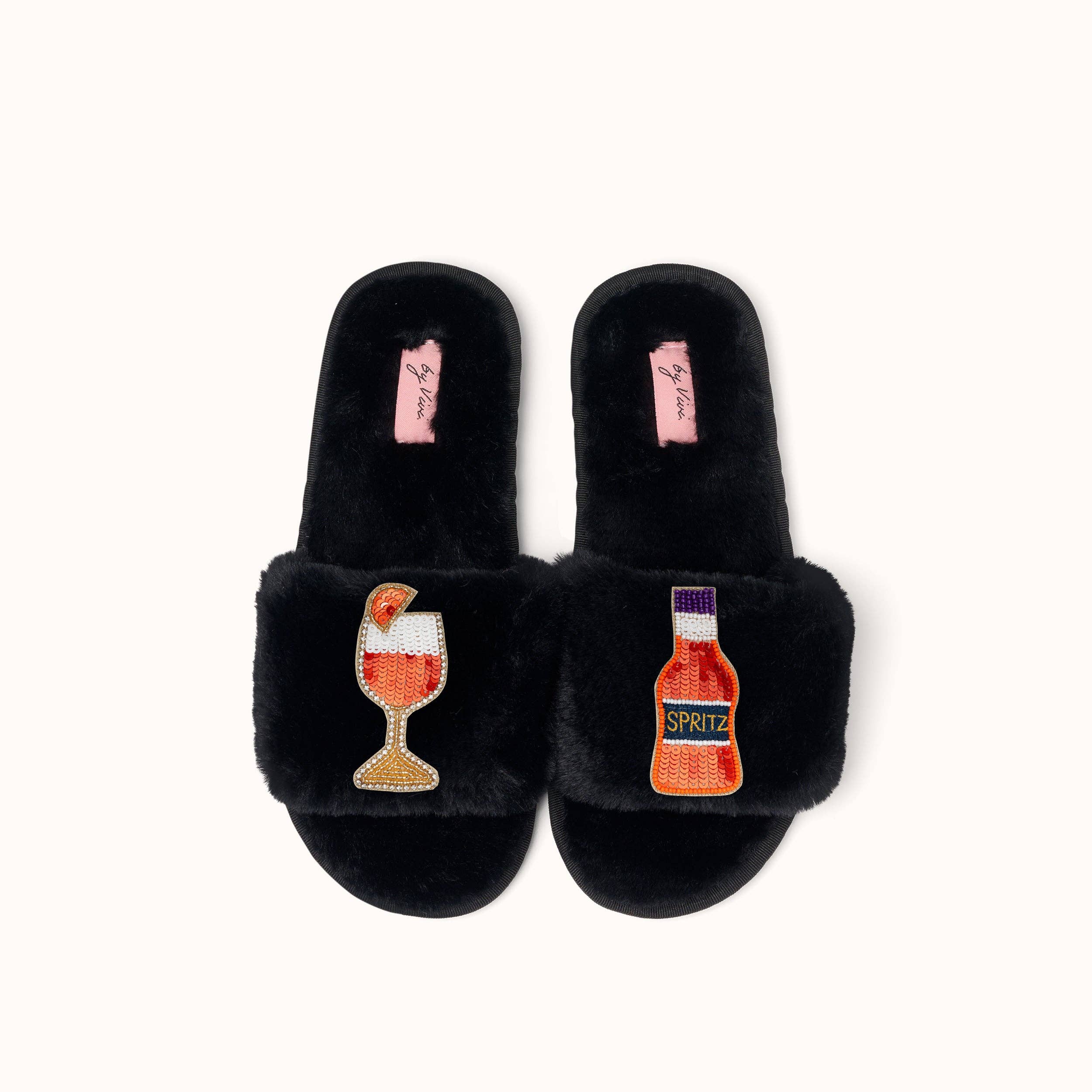 by Vivi. - Vendita all'ingrosso Spille - Coppia di spille per mocassini: Aperol Spritz2