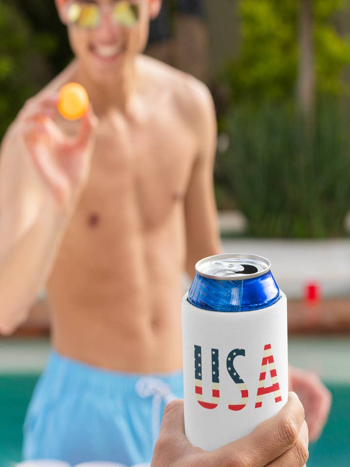 USA Koozie for wholesale by Zona Junkie