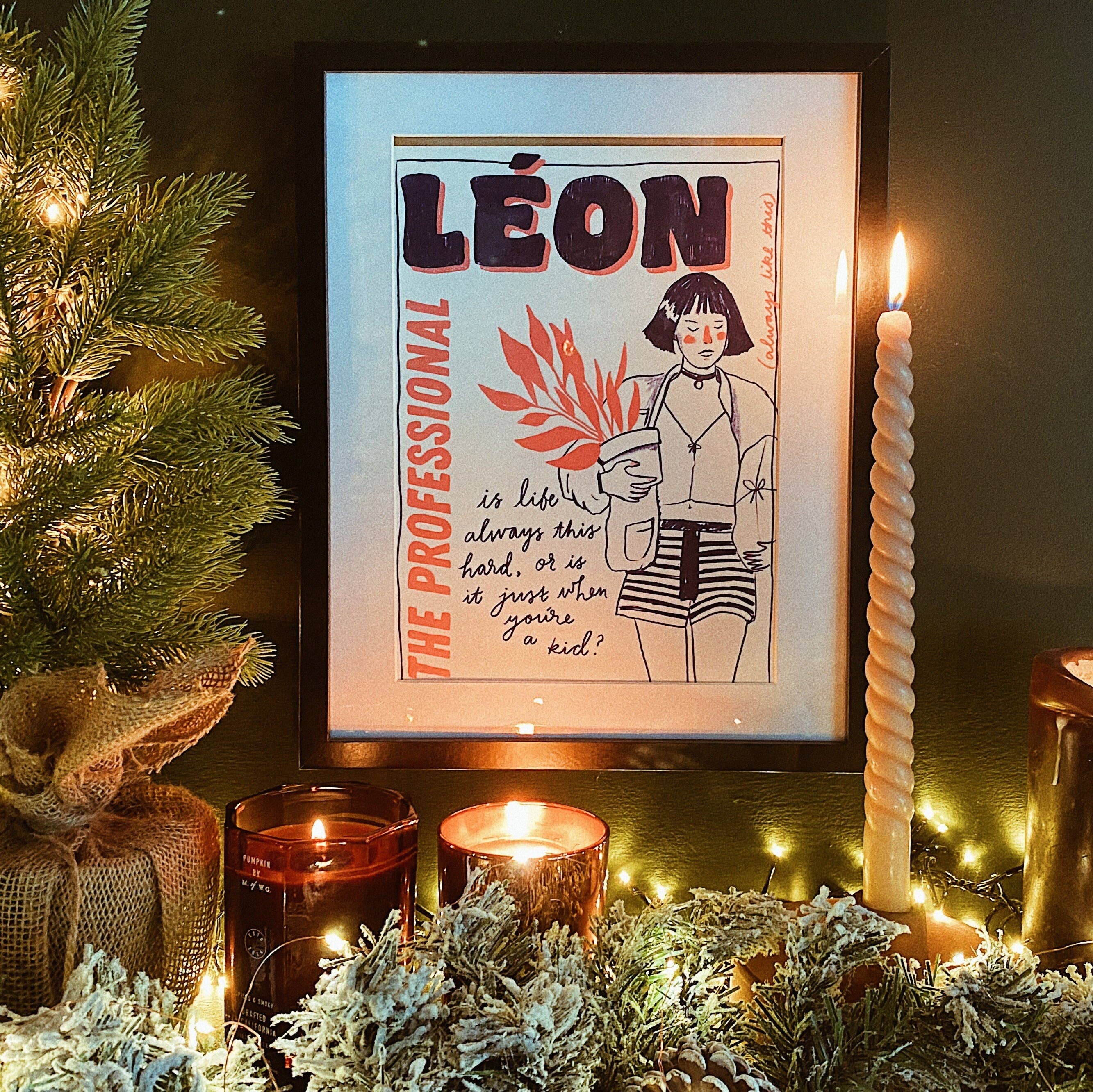 Spilt Milk Press – wholesale Art print – Leon: The Professional A4 Art Print1