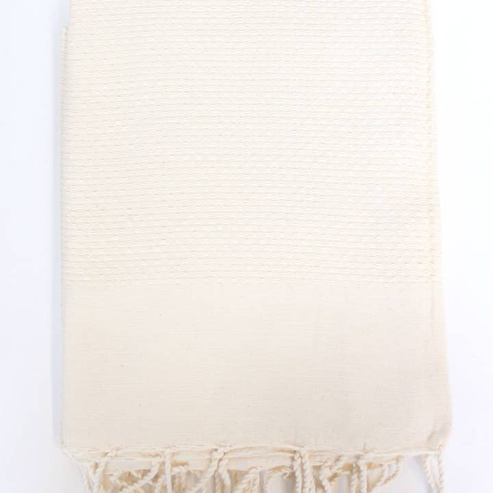 Scents and Feel – wholesale Badhandduk – Fouta-handduk i bikaksmönster - enfärgad2