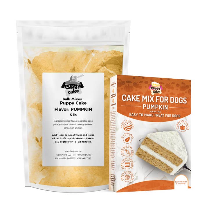 Puppy Cake LLC - Wholesale Pet Treats - Dog - Bulk Puppy Cake - Dog Birthday Cake Mix - 5 lb. Bag