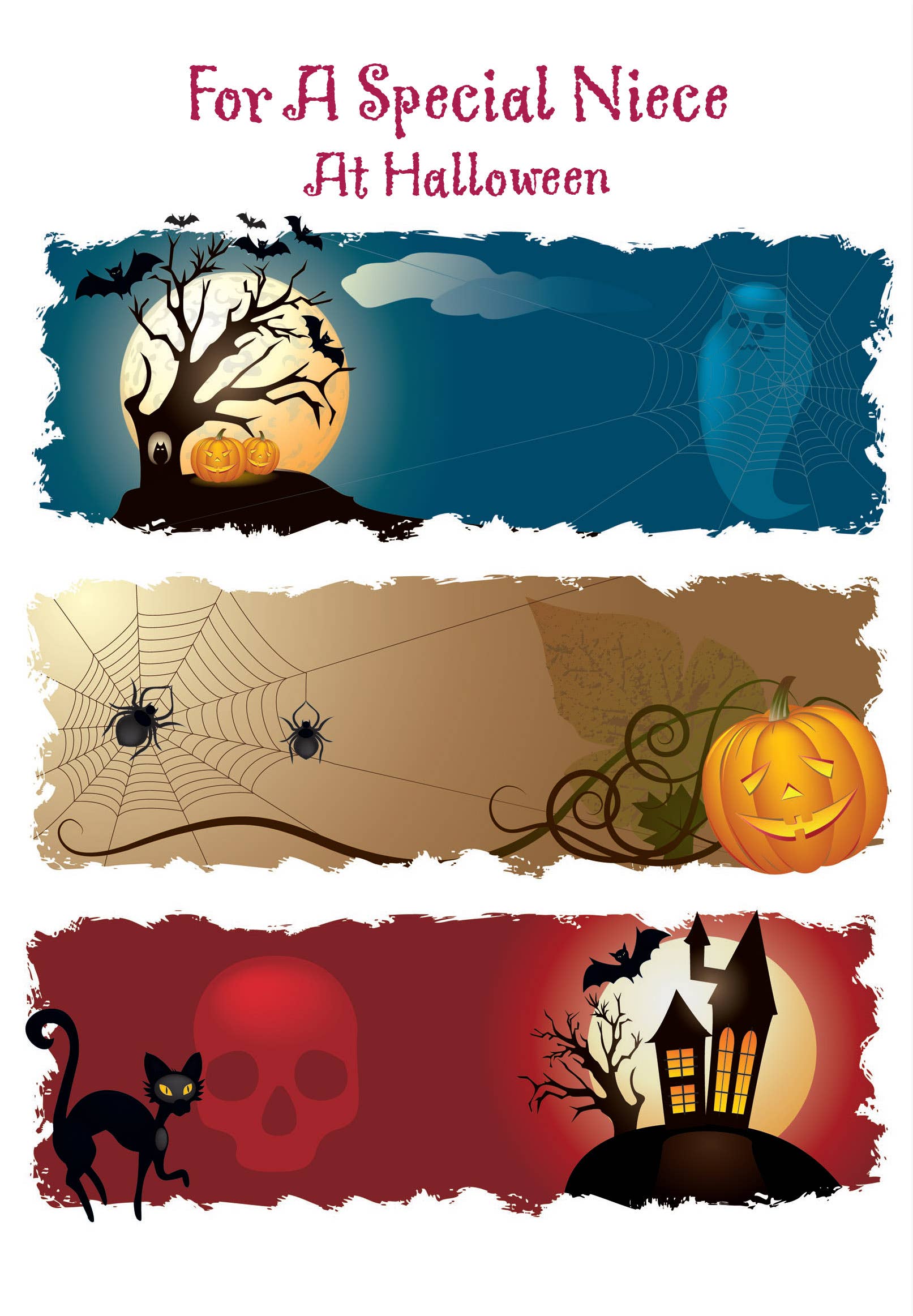 InterGreet.com - Wholesale Halloween Card - Halloween Greeting Cards - Niece Juvenile0