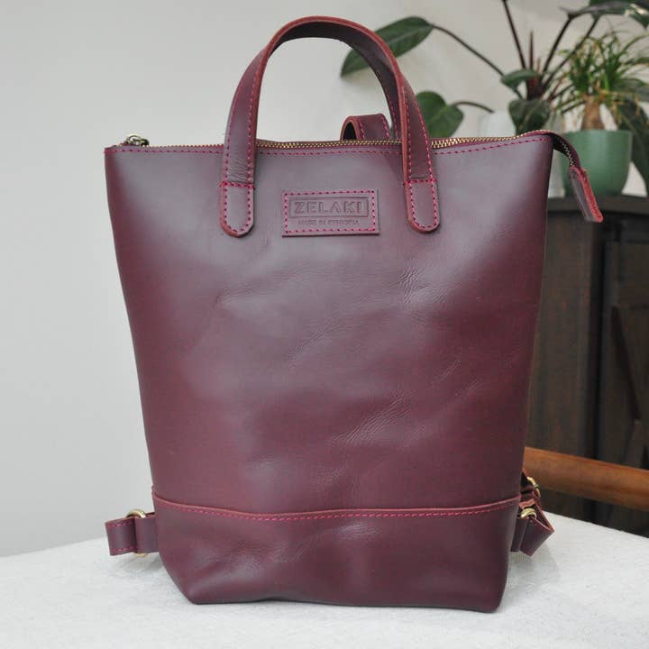 Zelaki Leather Company - Wholesale Backpack - Women's - Dessie Backpack, Leather Backpack, Women's Backpack Purse7