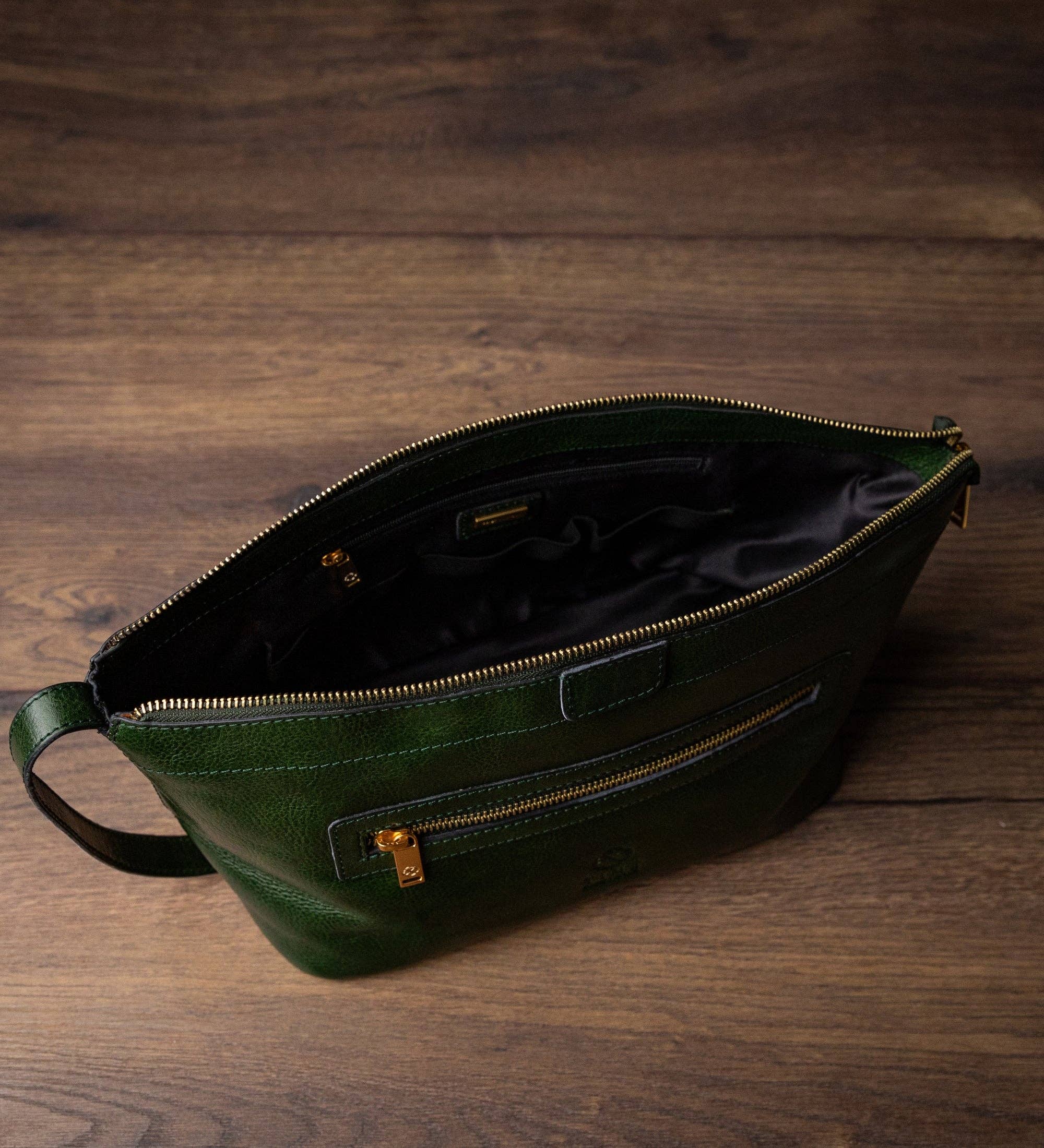 Time Resistance – Großhandel Schmink-/Kosmetiktasche – Leder-Kosmetiktasche Dopp-Kit - Ragtime31