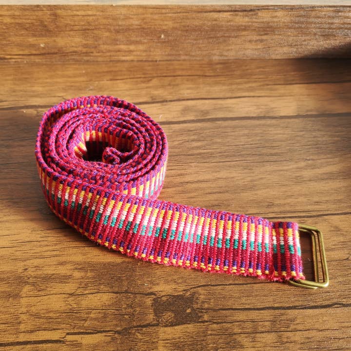 Cool Trade Winds - Wholesale Belt – Women's - Upcycled Multi Color Cotton Belts (Pack 6 Assorted Colors)8