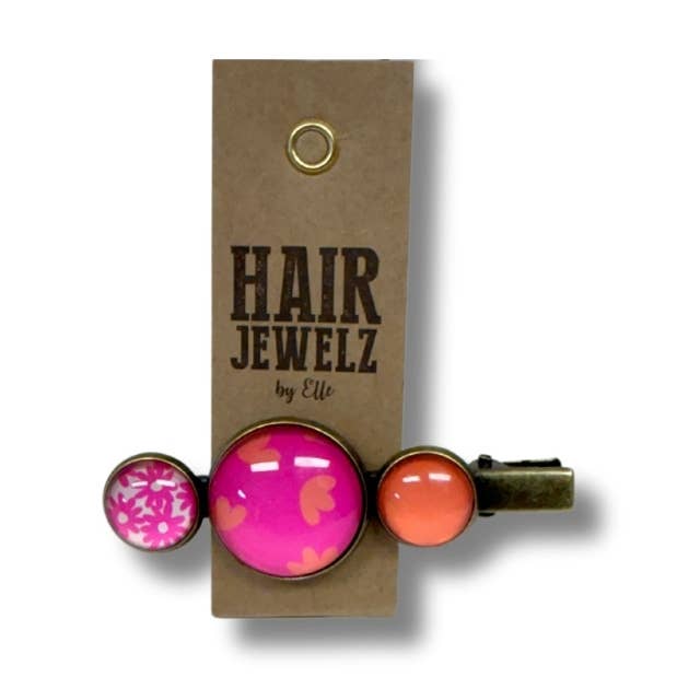 Colourclip Alligator "Bubblegum Pink" for wholesale by Hairjewelz by Elle