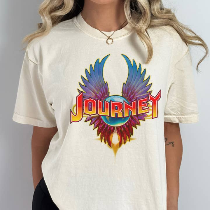 Journey Band Rock Music Vintage Journey Concert Graphic Tee for wholesale by Par.tees by Party On!