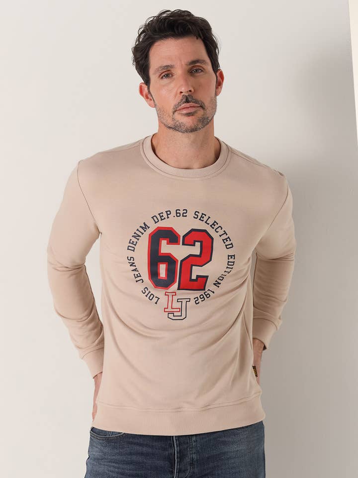 LOIS JEANS - Sweatshirt med rund hals for engroshandel hos PAUSANT SHOP ONLINE