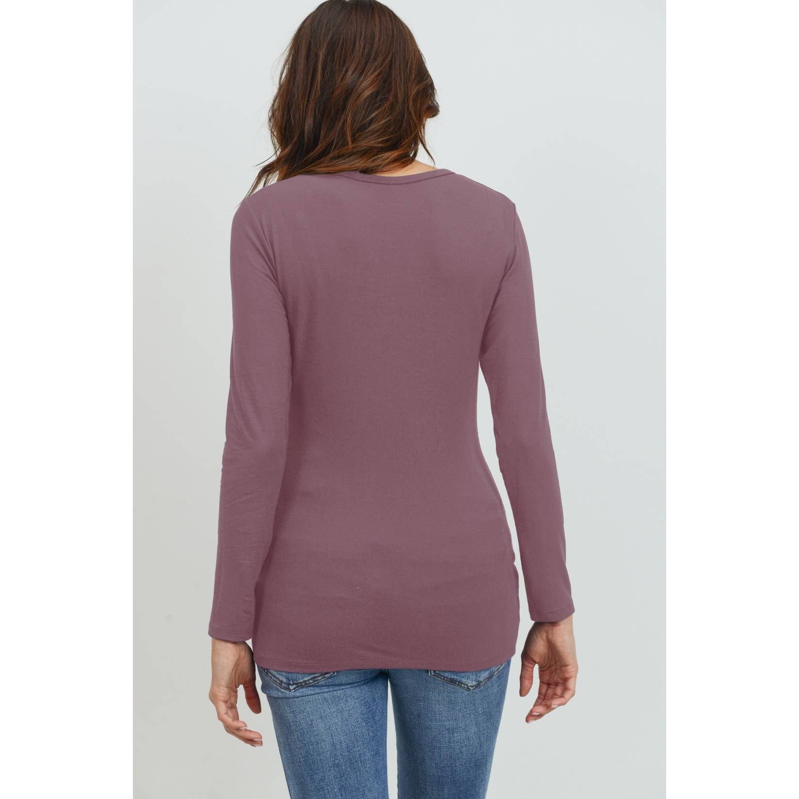 Hello Miz - Wholesale Top - Maternity - Long Sleeve Maternity Crewneck Knit Top8