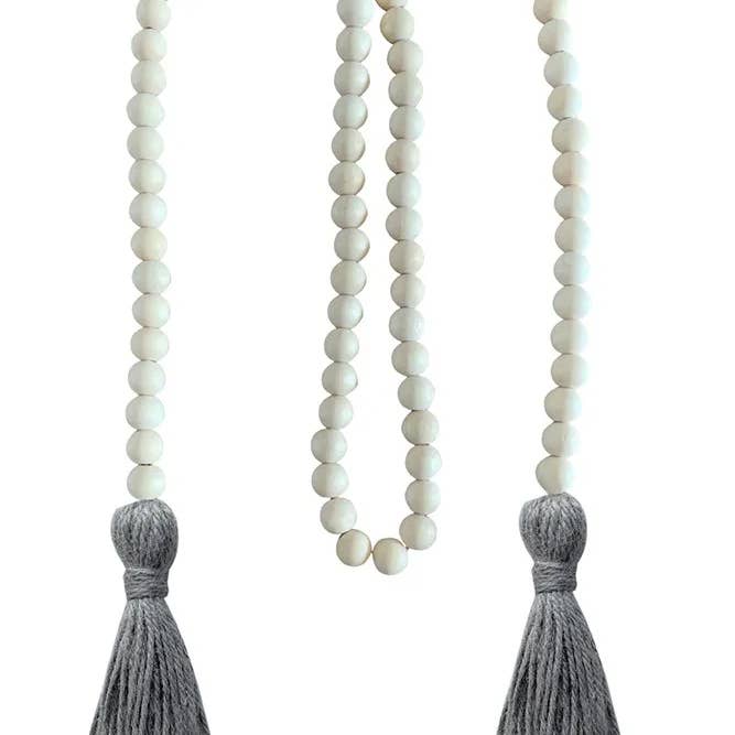 Candles Meta - Wholesale Decorative Tassel/Wall Drop - Wooden Bead Home Decor Hanging Pendant with Linen Tassel8
